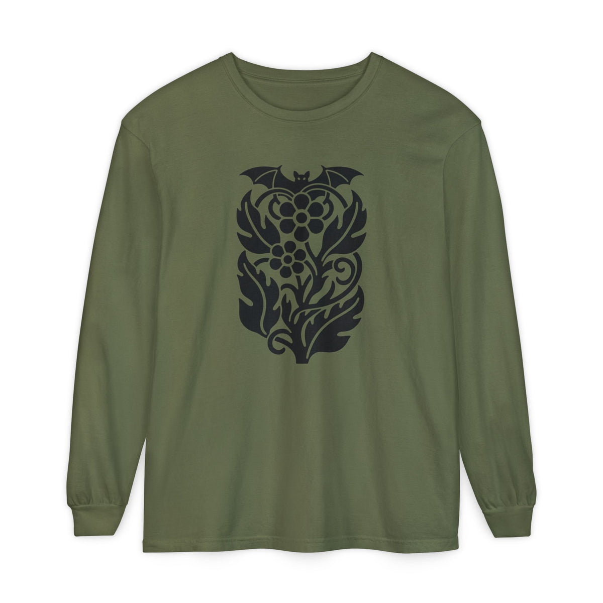 bat night garden Long Sleeve T-Shirt