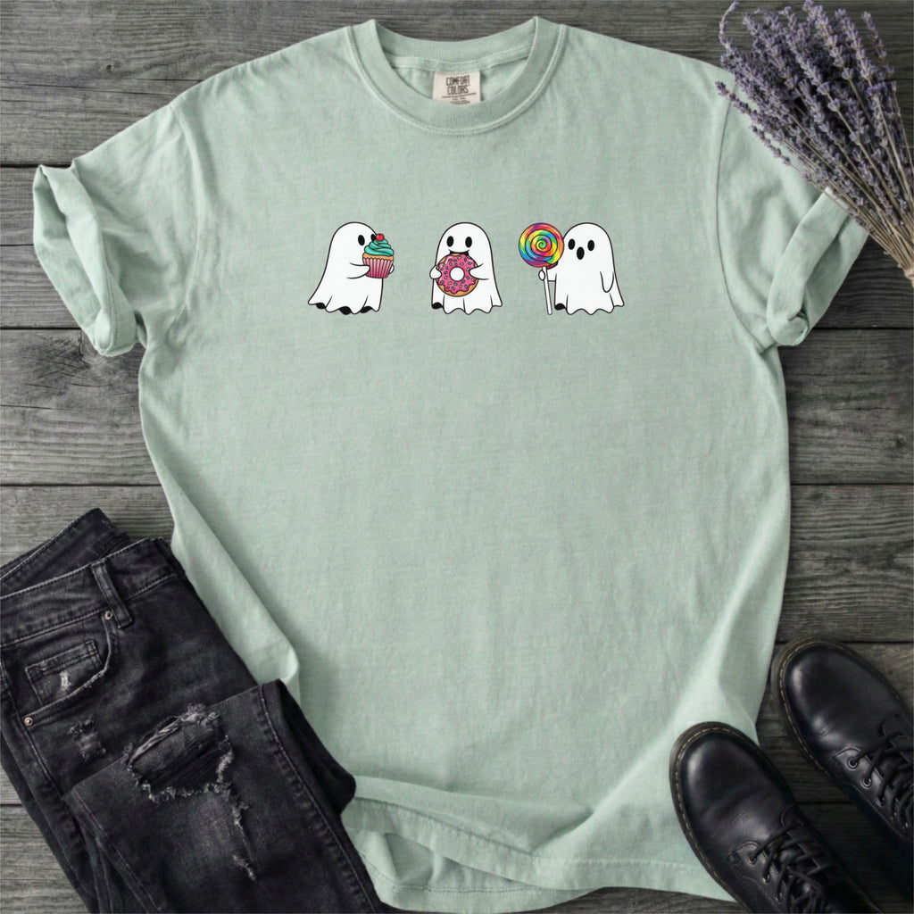 Ghost Cupcake Donut Lollipop T-Shirt