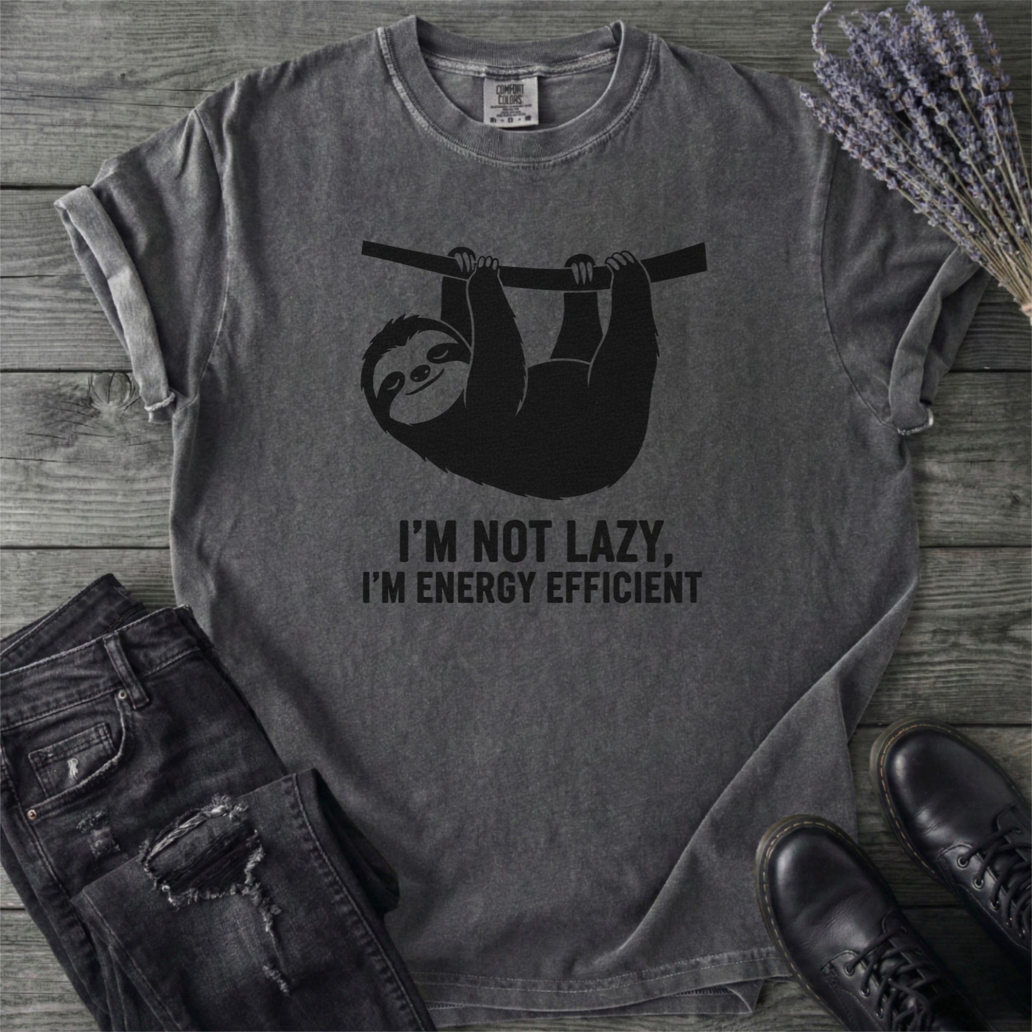 Im Not Lazy Im Energy Efficient T-Shirt