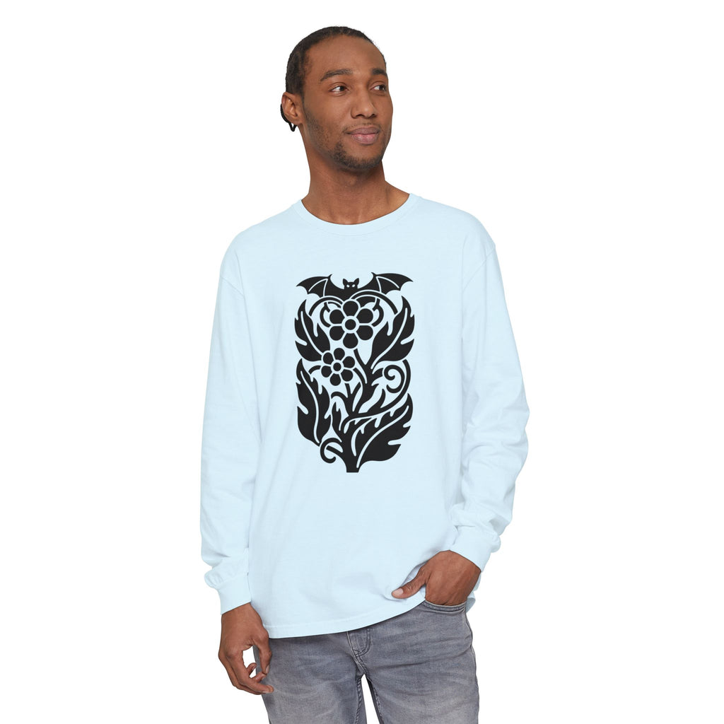 bat night garden Long Sleeve T-Shirt