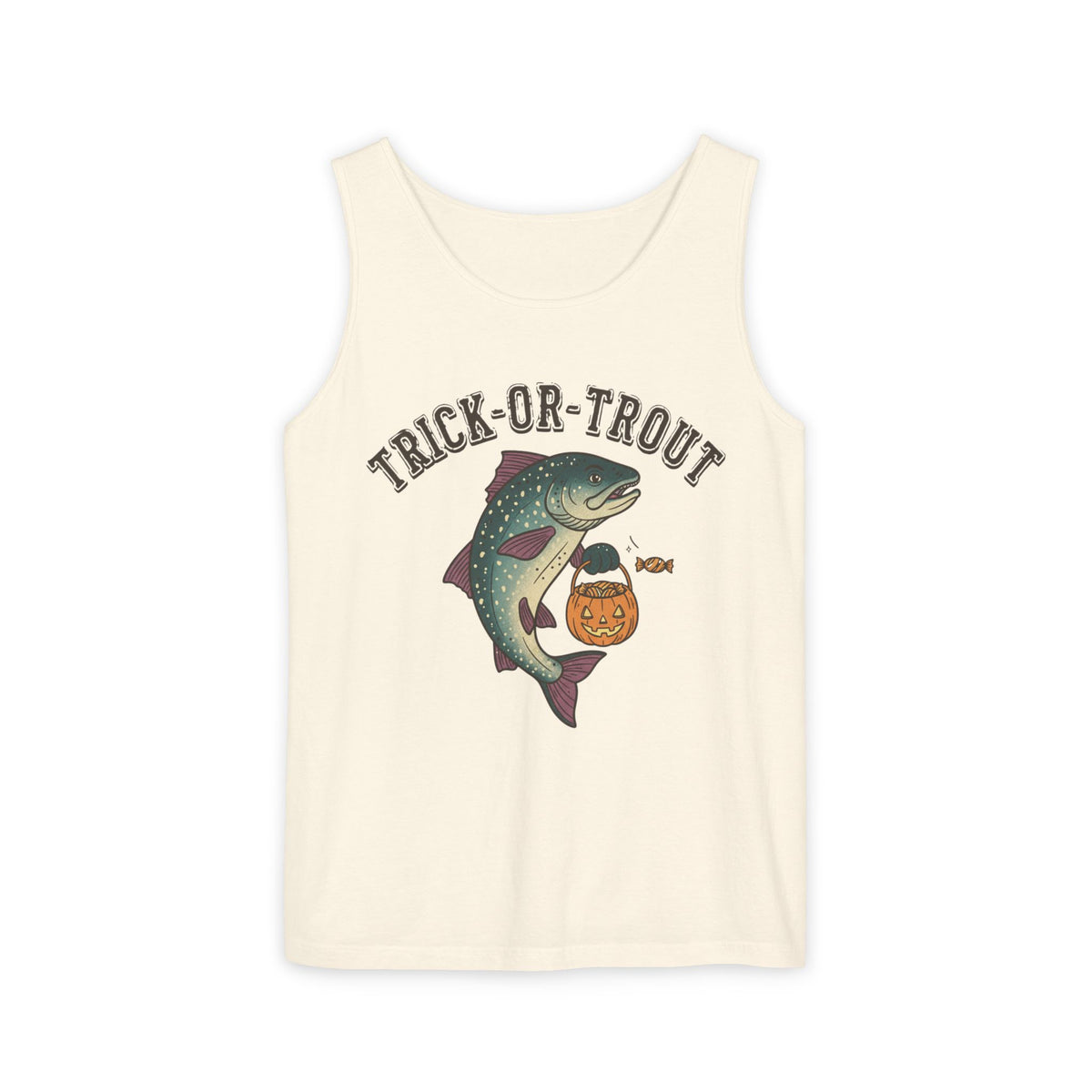 Trick Or Trout Tank Top