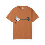 Ghost Cat Knocking Off T-Shirt