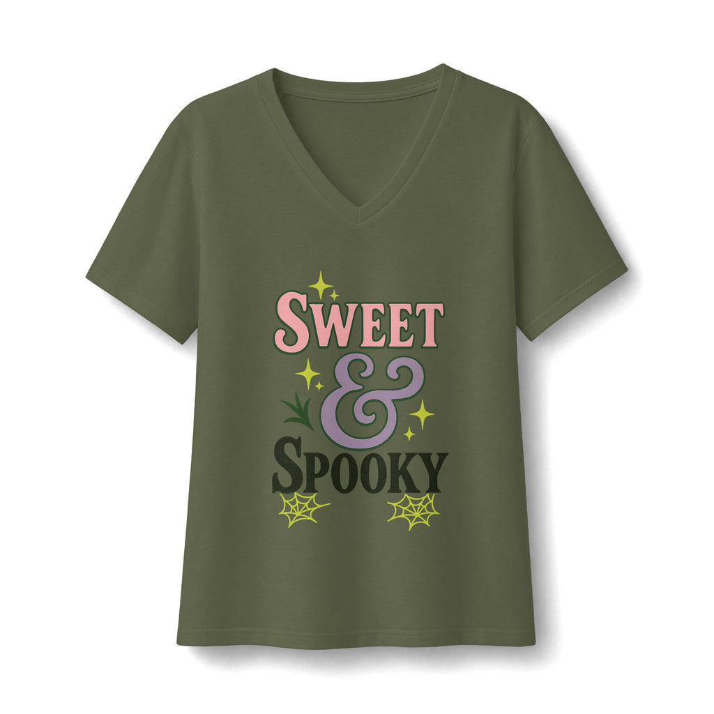Pastel Sweet Spooky V-Neck T-Shirt