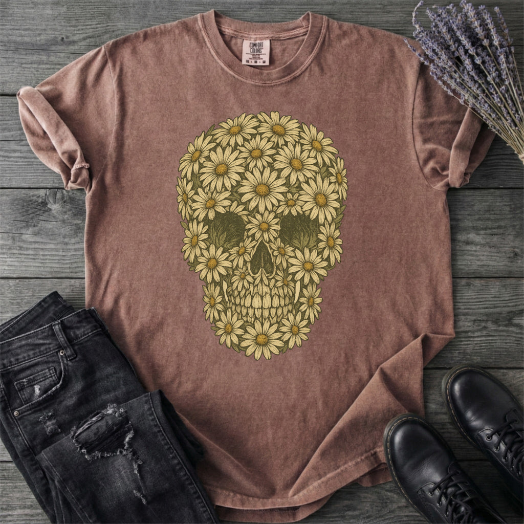 Daisy Skull T-Shirt