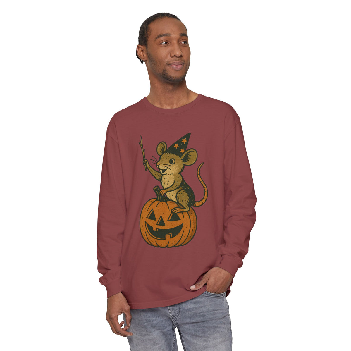 Mouse Witch Long Sleeve T-Shirt