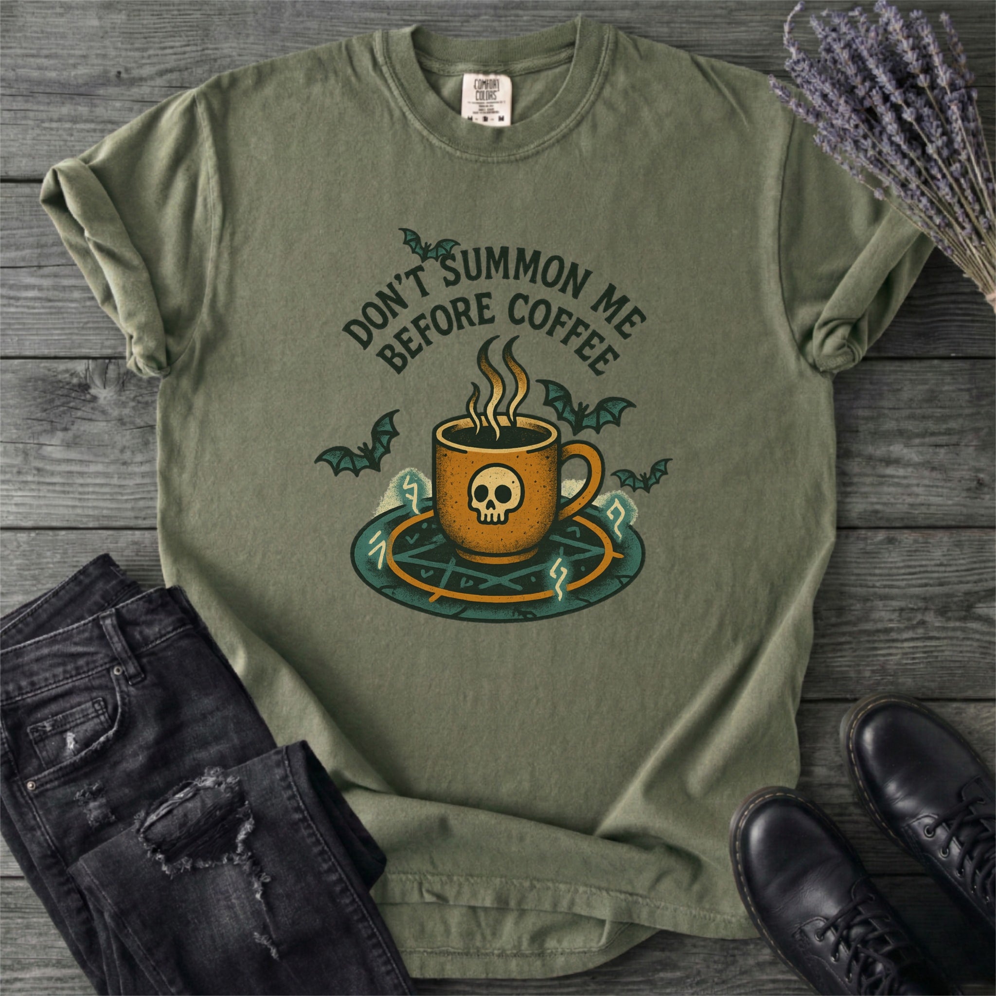 Don't Summon Me Before Coffee T-Shirt