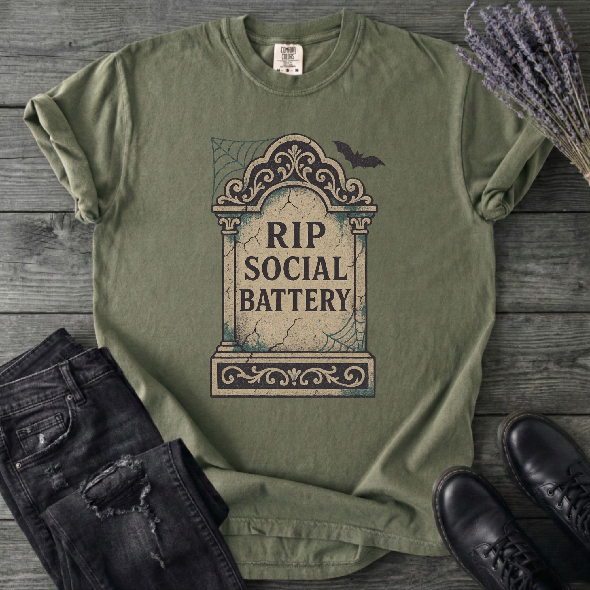 RIP Social Battery T-Shirt