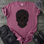 Black Rose Skull T-Shirt