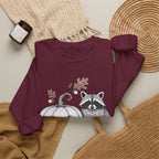 Raccoon And Pumpkin Sweatshirt