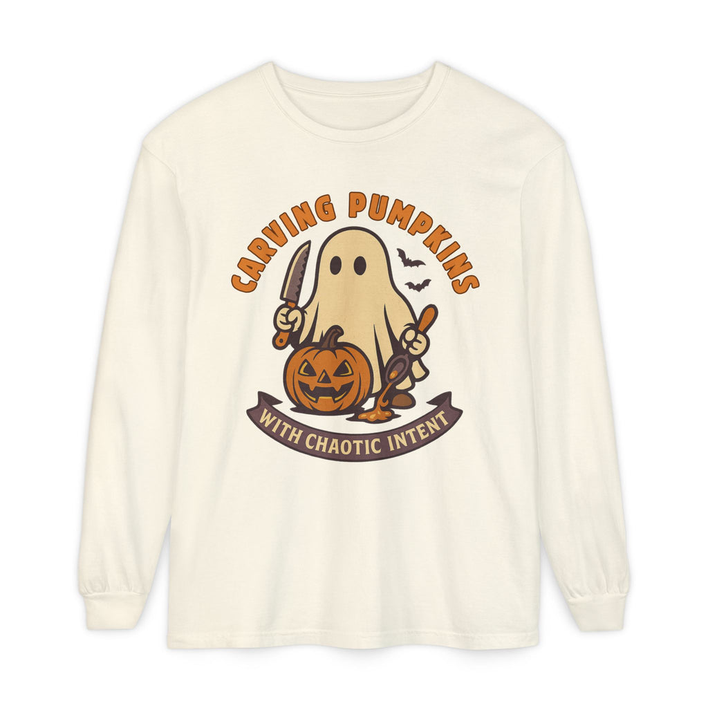 Carving Pumpkins Chaotic Long Sleeve T-Shirt