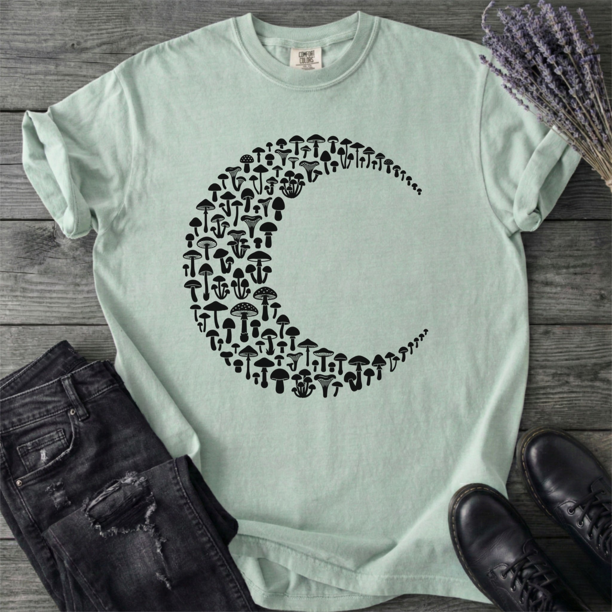Moonlit Mushrooms T-Shirt
