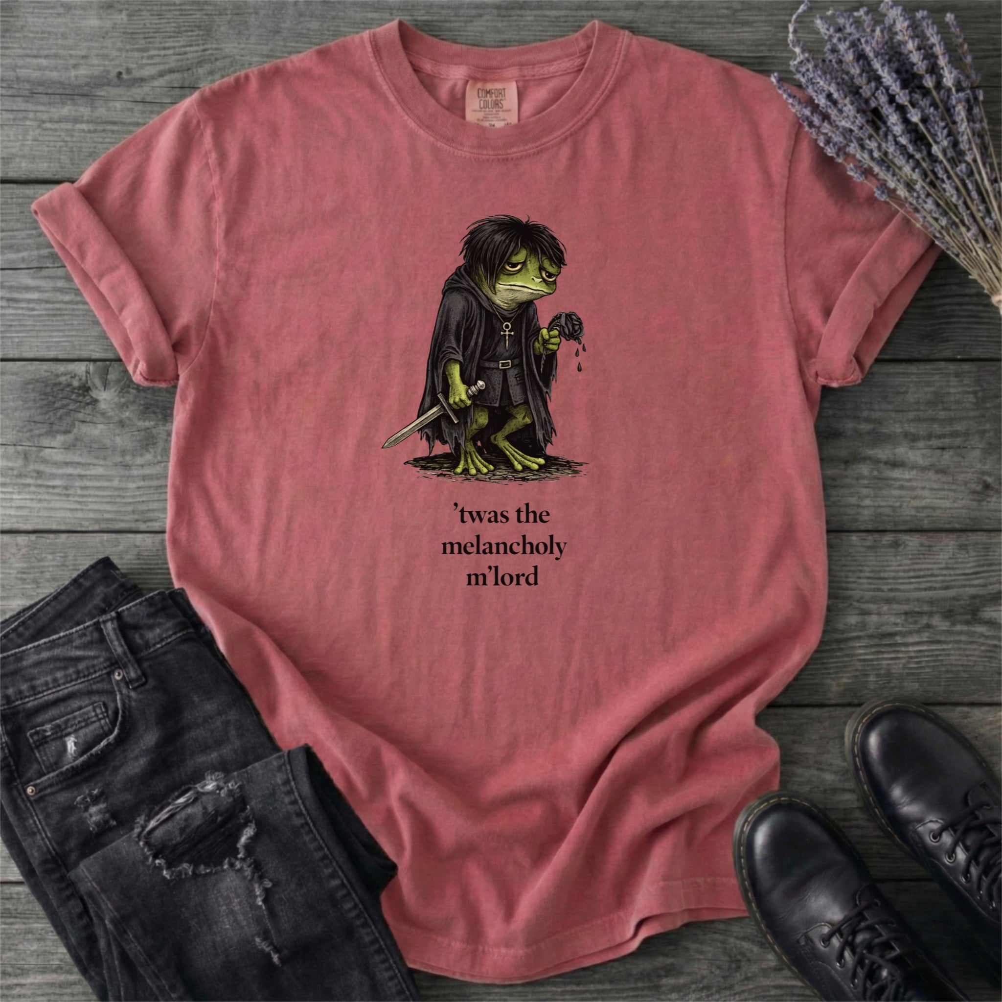 Melancholy Goth Frog Lord T-Shirt