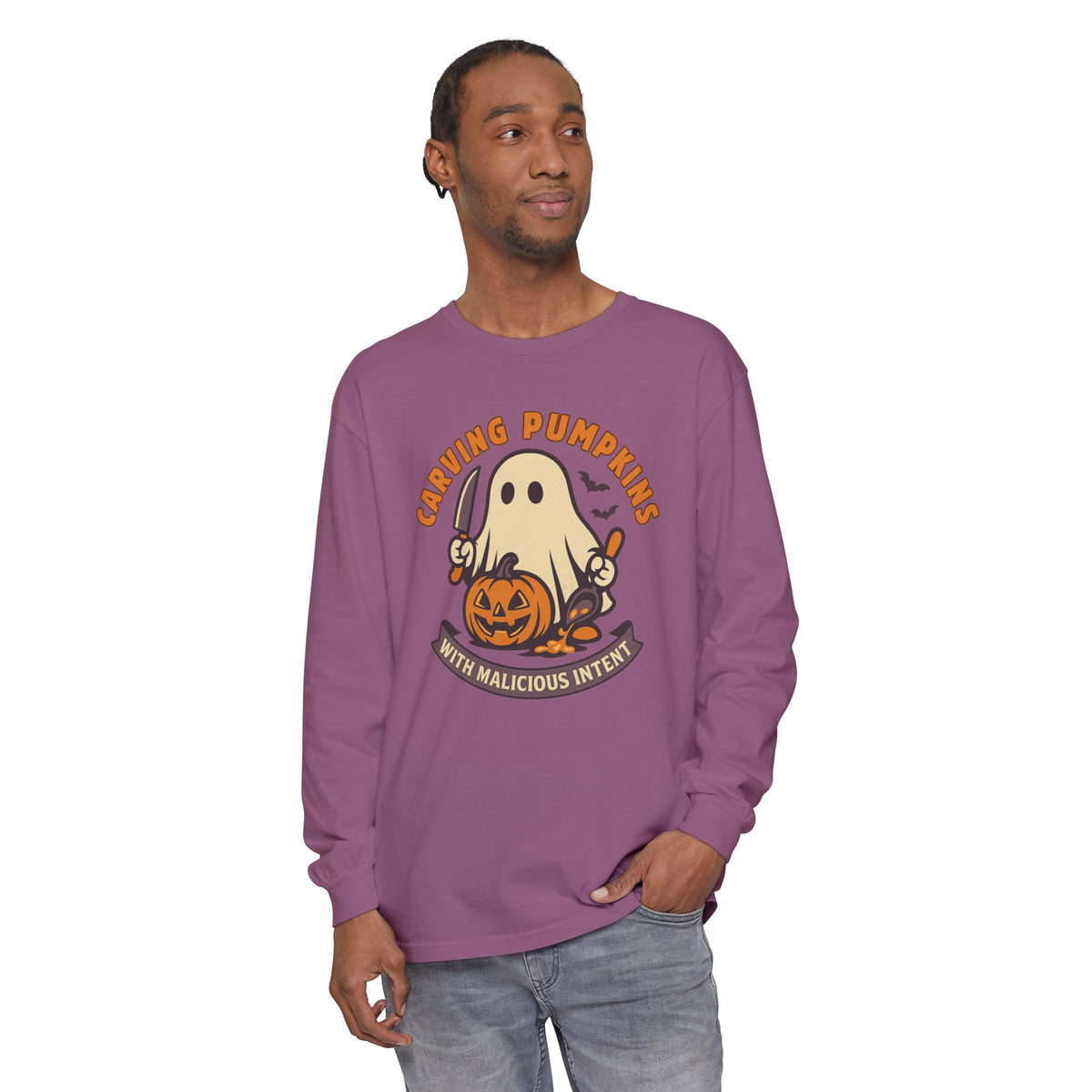 Carving Pumpkins Evolved Long Sleeve T-Shirt