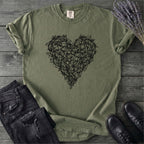 Safety Pin Heart T-Shirt