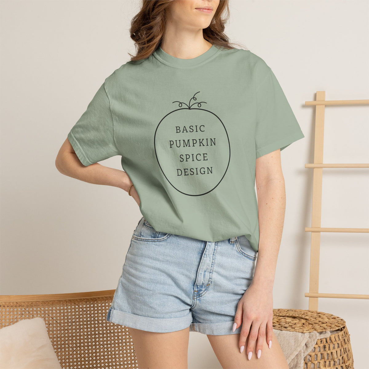 Basic Pumpkin Spice Design T-Shirt