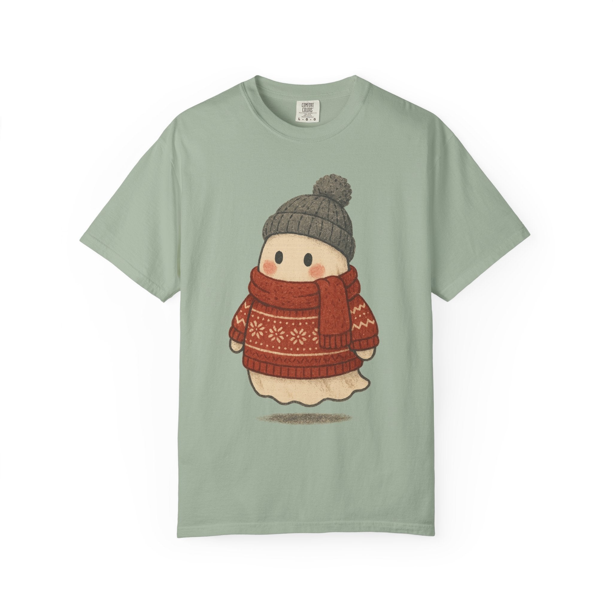 Cozy Ghost Holiday T-Shirt