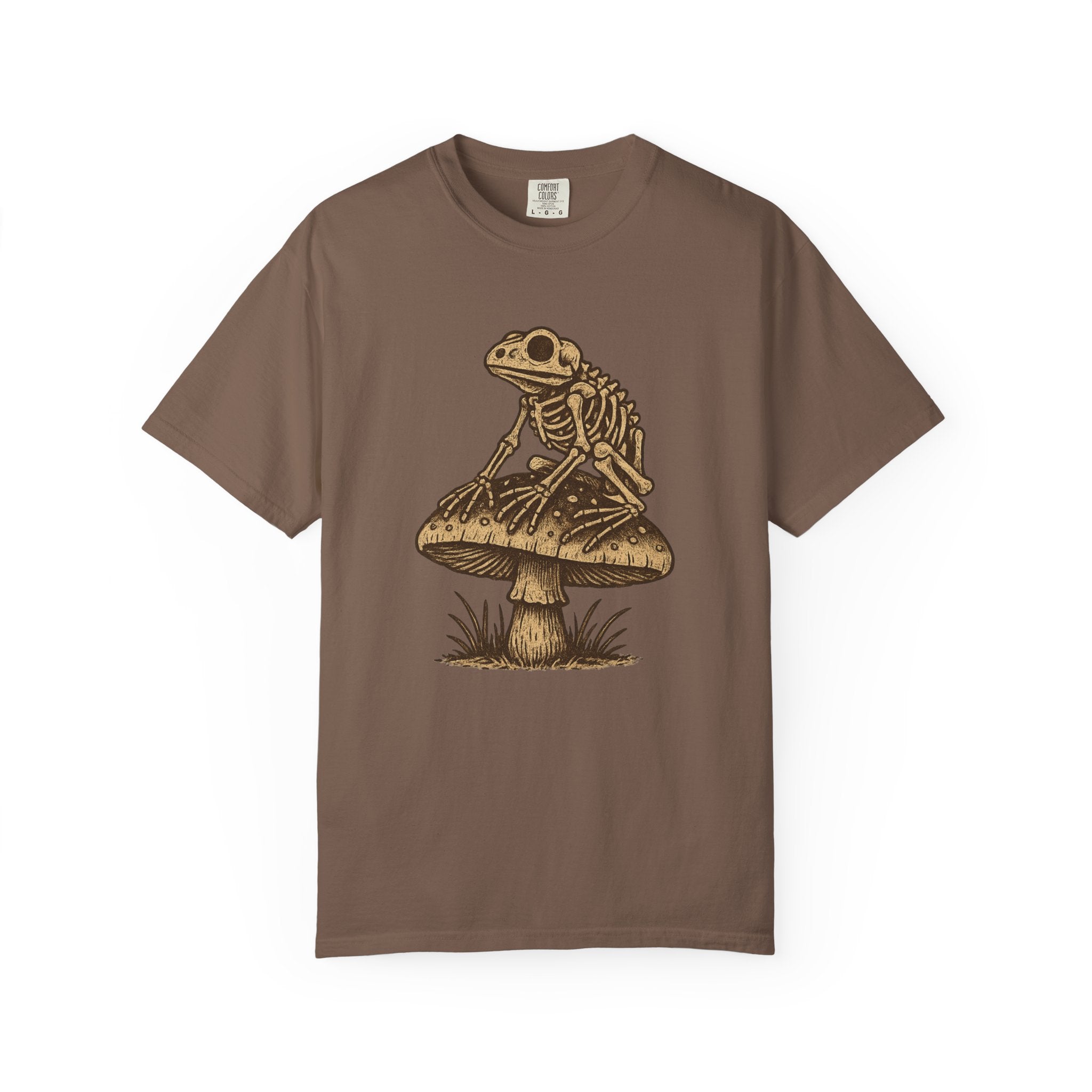 Cottagecore Goblincore Frog Skeleton T-Shirt