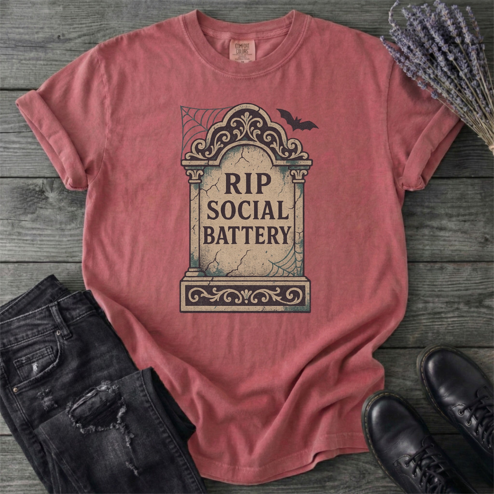RIP Social Battery T-Shirt