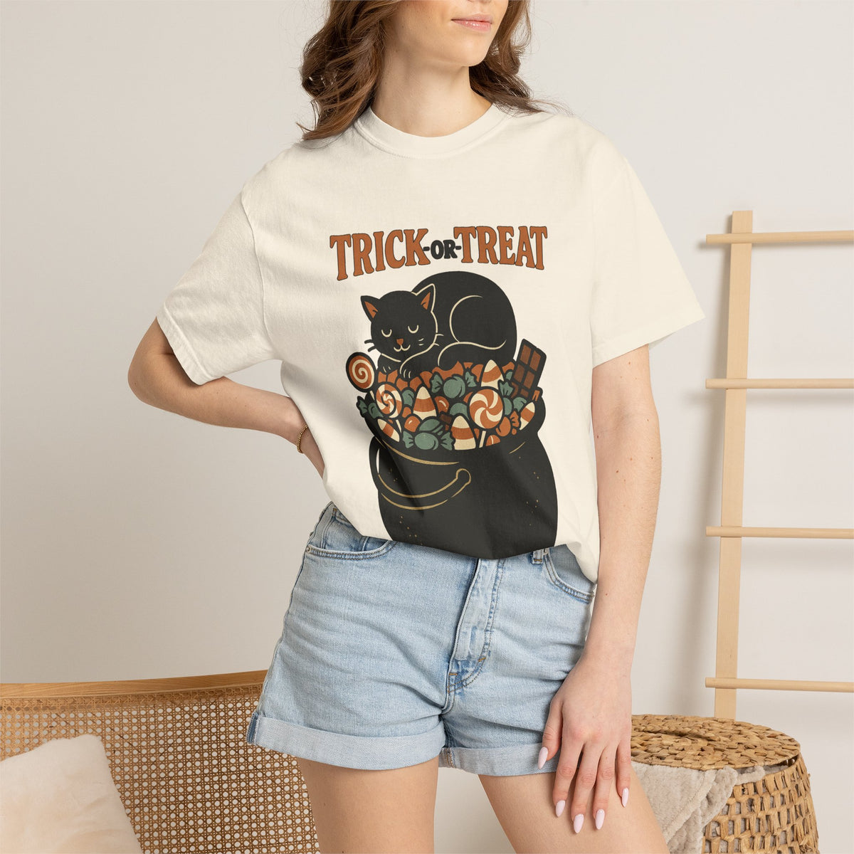 Trick Or Treat Candy Cauldron T-Shirt