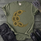 Crescent Moon Sunflowers T-Shirt