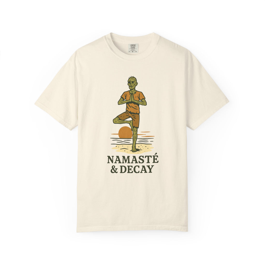Namaste and Decay Zombie T-Shirt