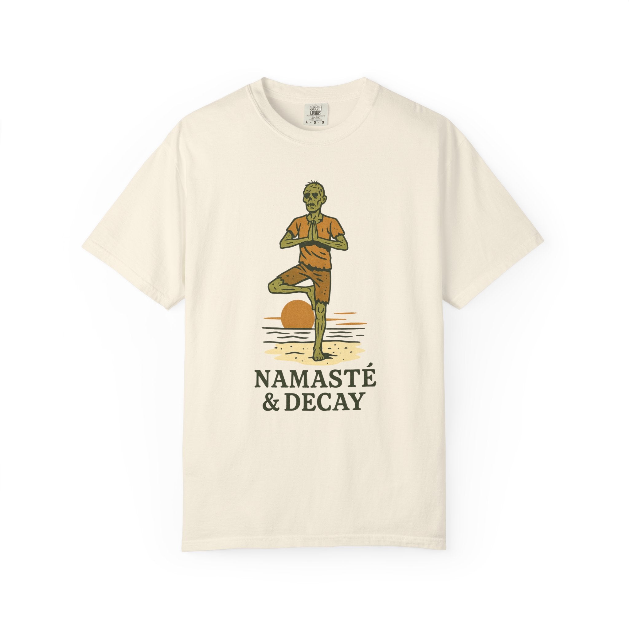 Namaste and Decay Zombie T-Shirt