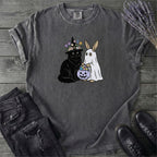 Easter Bunny And Black Cat T-Shirt
