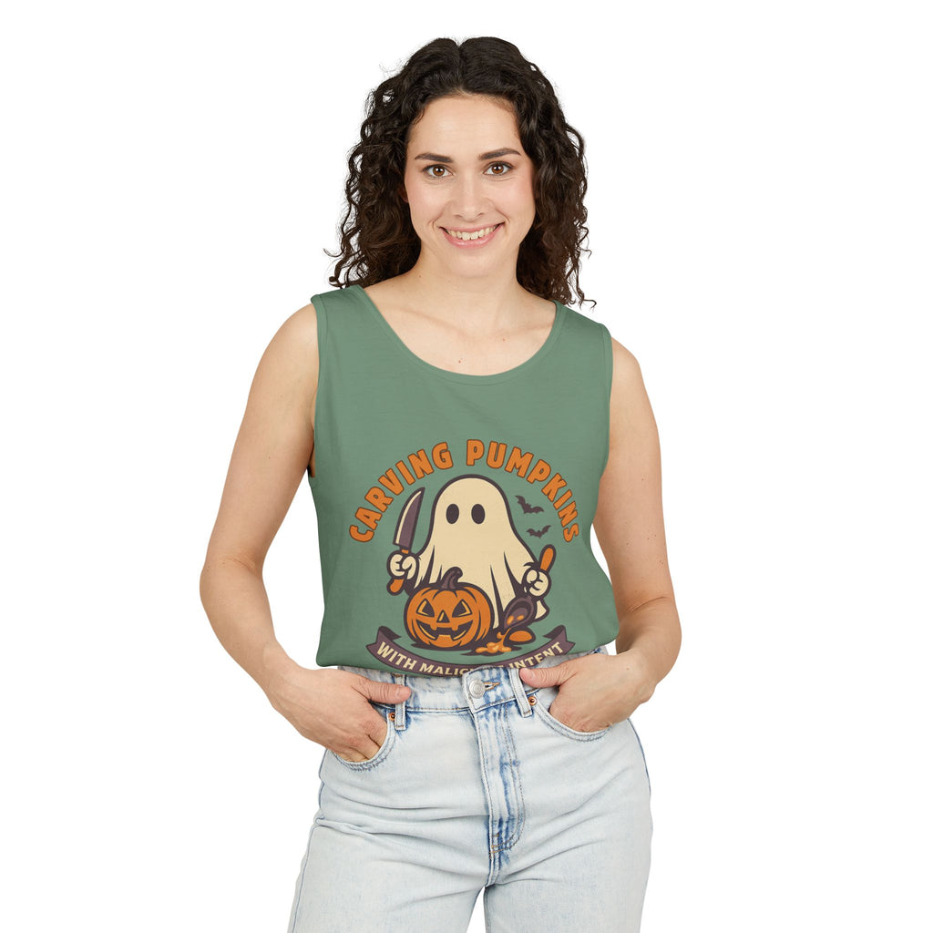 Carving Pumpkins Evolved Tank Top