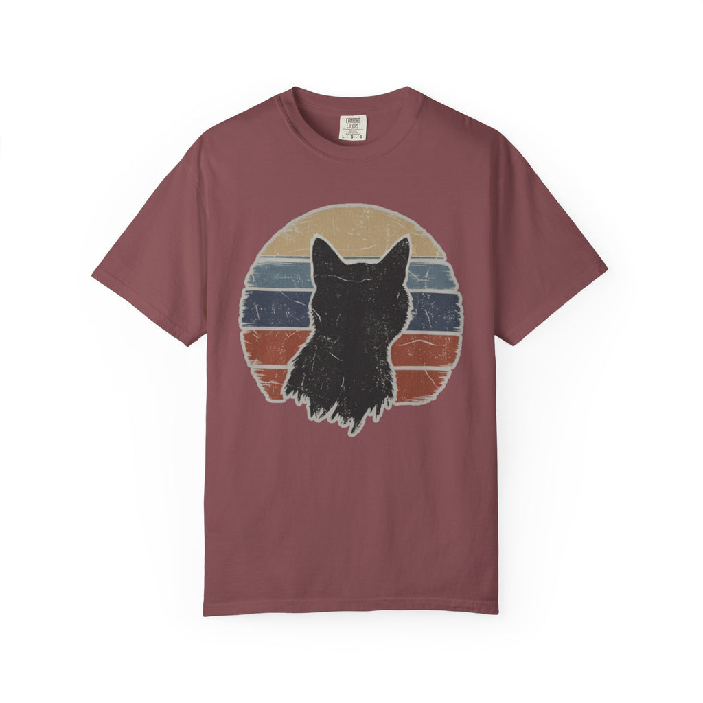 Black Cat Sunset T-Shirt