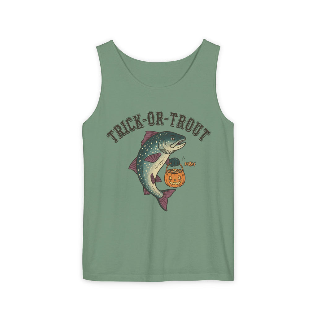 Trick Or Trout Tank Top
