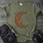 Leopard Print Crescent Moon T-Shirt