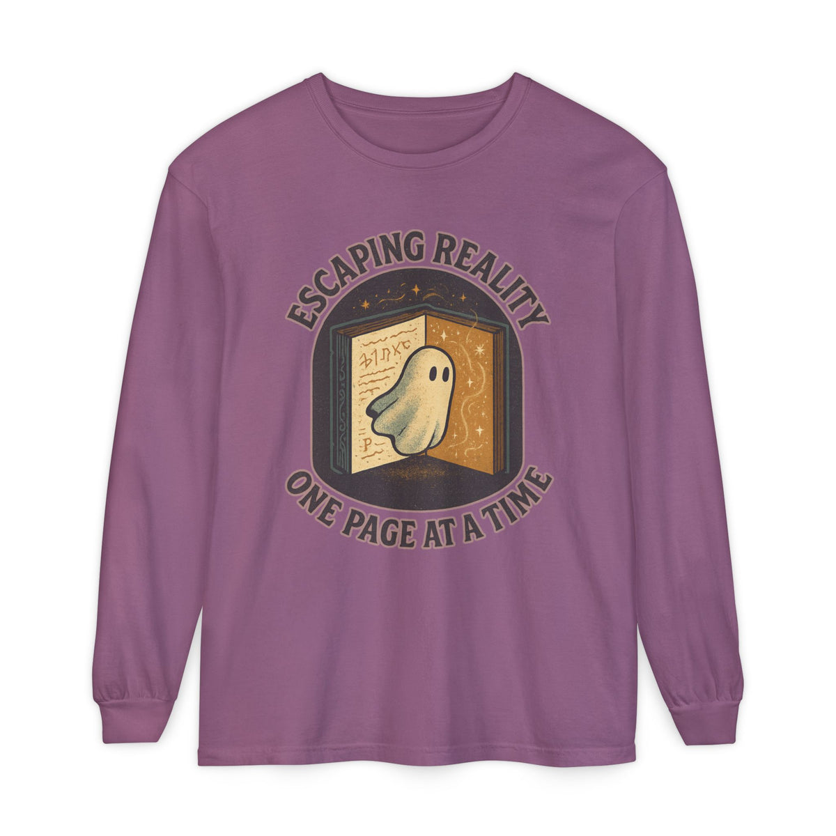 Escaping Reality One Page At A Time Long Sleeve T-Shirt