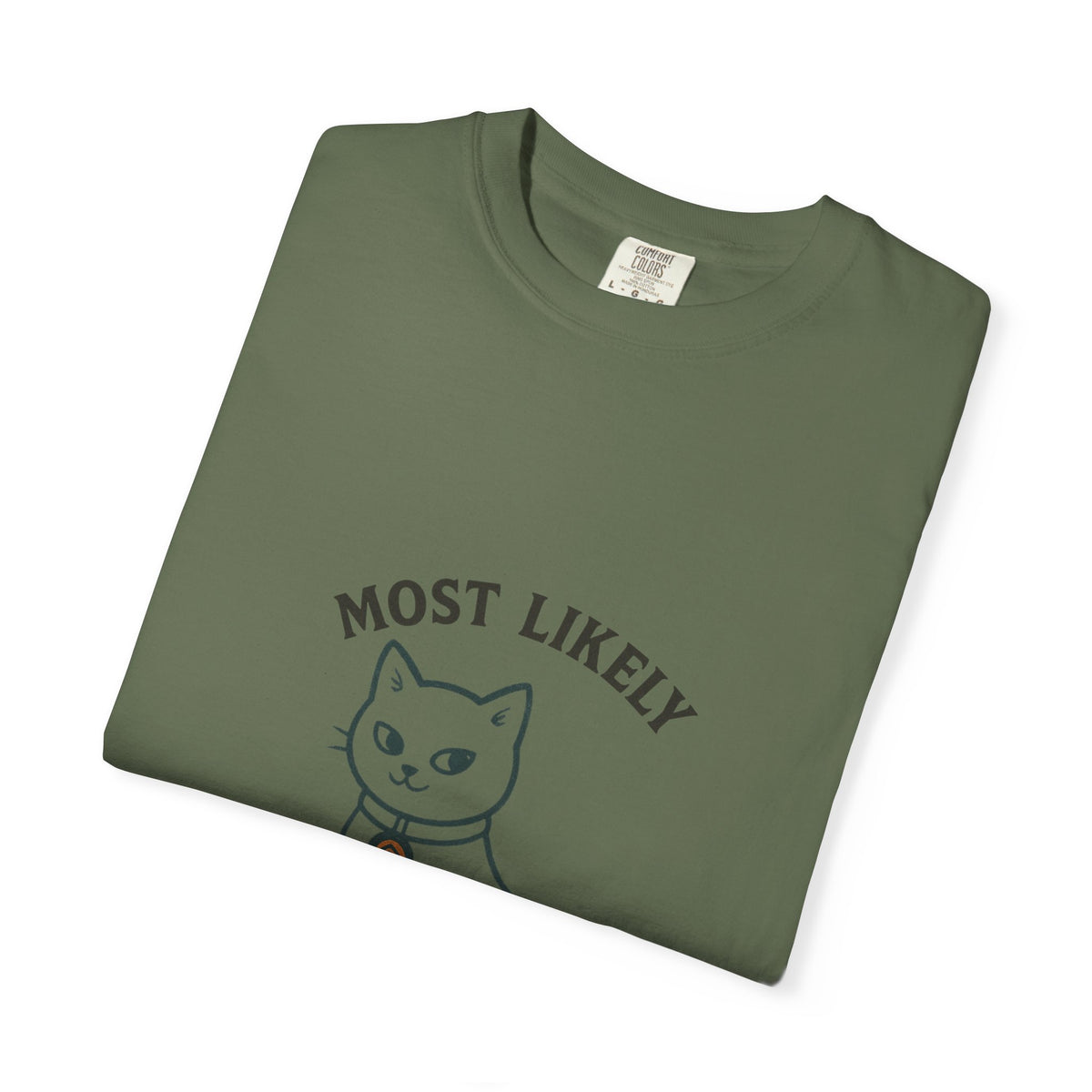 Most Likely To Adopt A Ghost Cat T-Shirt