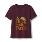 Trick Or Tacos V-Neck T-Shirt