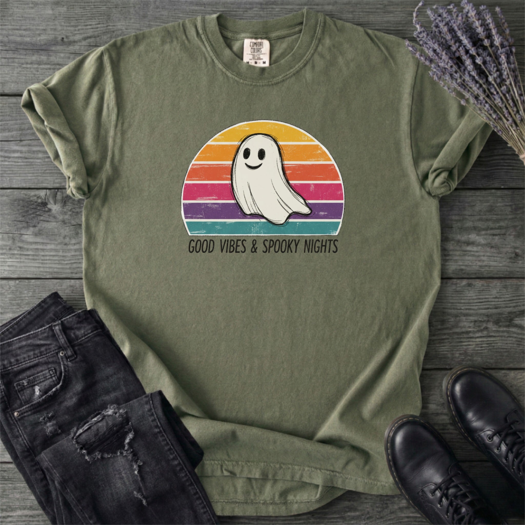 Good Vibes And Spooky Nights T-Shirt