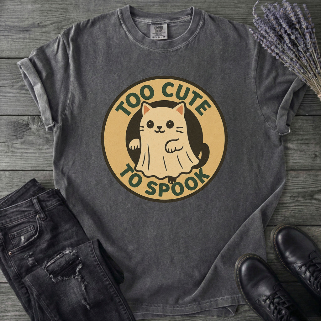 Too Cute To Spook Cat T-Shirt
