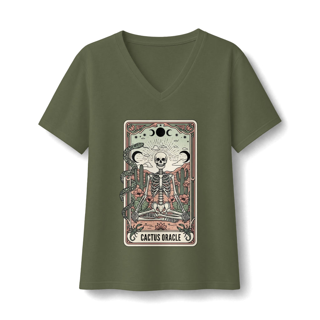 Cactus Oracle V-Neck T-Shirt