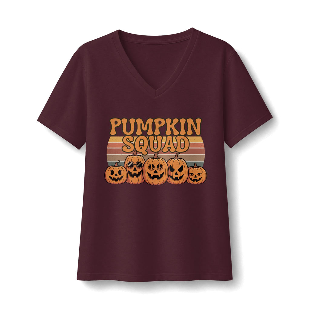 Pumpkin Squad V-Neck T-Shirt