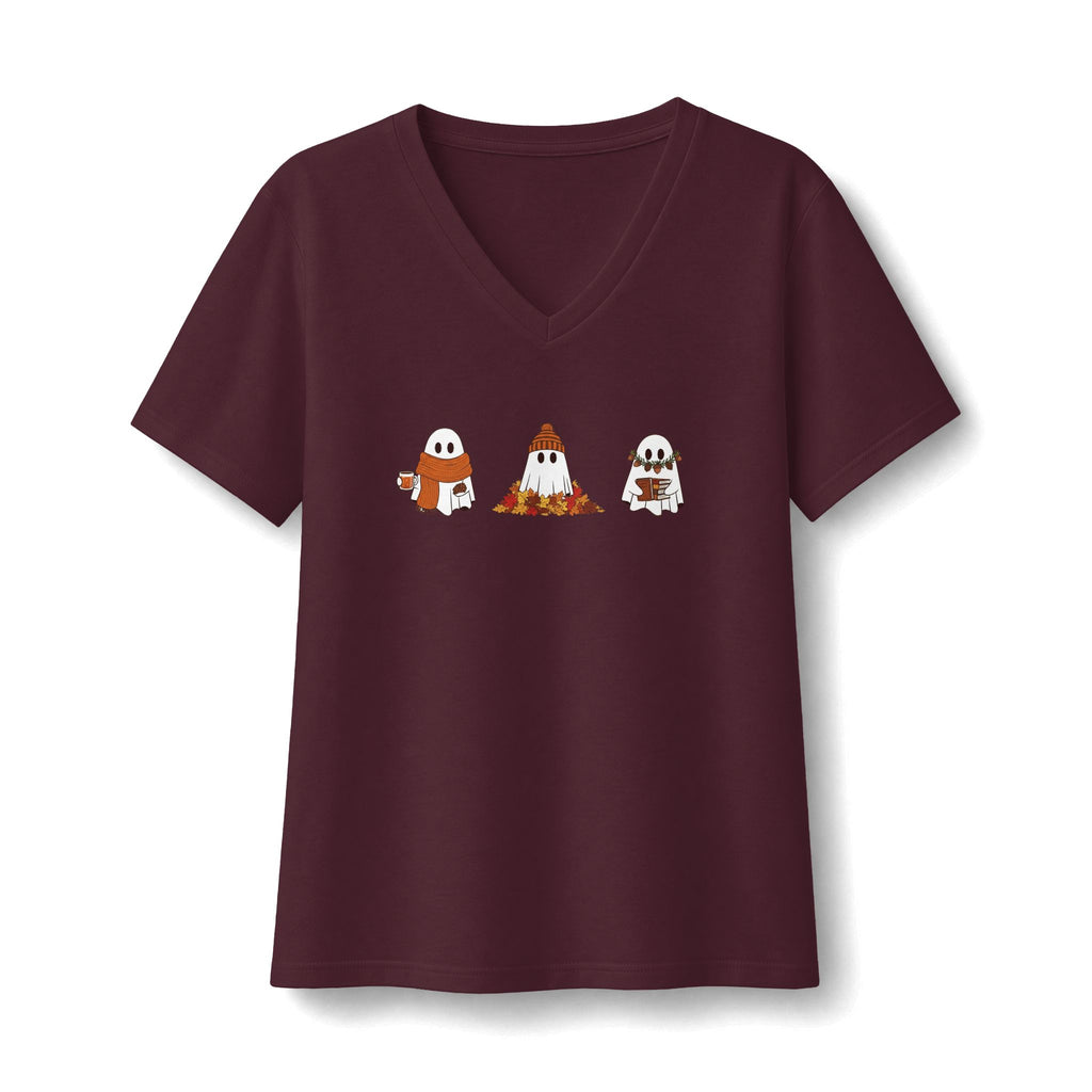 Ghost Trio Autumn V-Neck T-Shirt