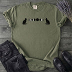 Cat Moon Phases T-Shirt