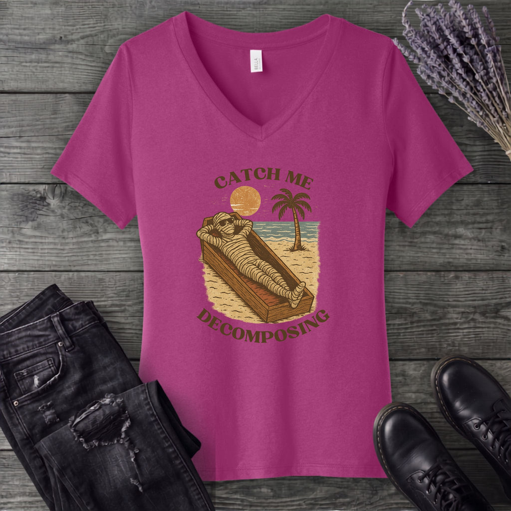 Catch Me Decomposing V-Neck T-Shirt