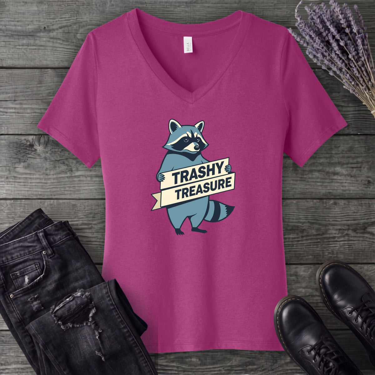 Trashy Treasure V-Neck T-Shirt