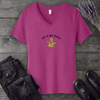 Off To Get Baked V-Neck T-Shirt
