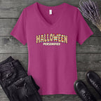 Halloween Personified V-Neck T-Shirt