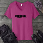 October Review V-Neck T-Shirt