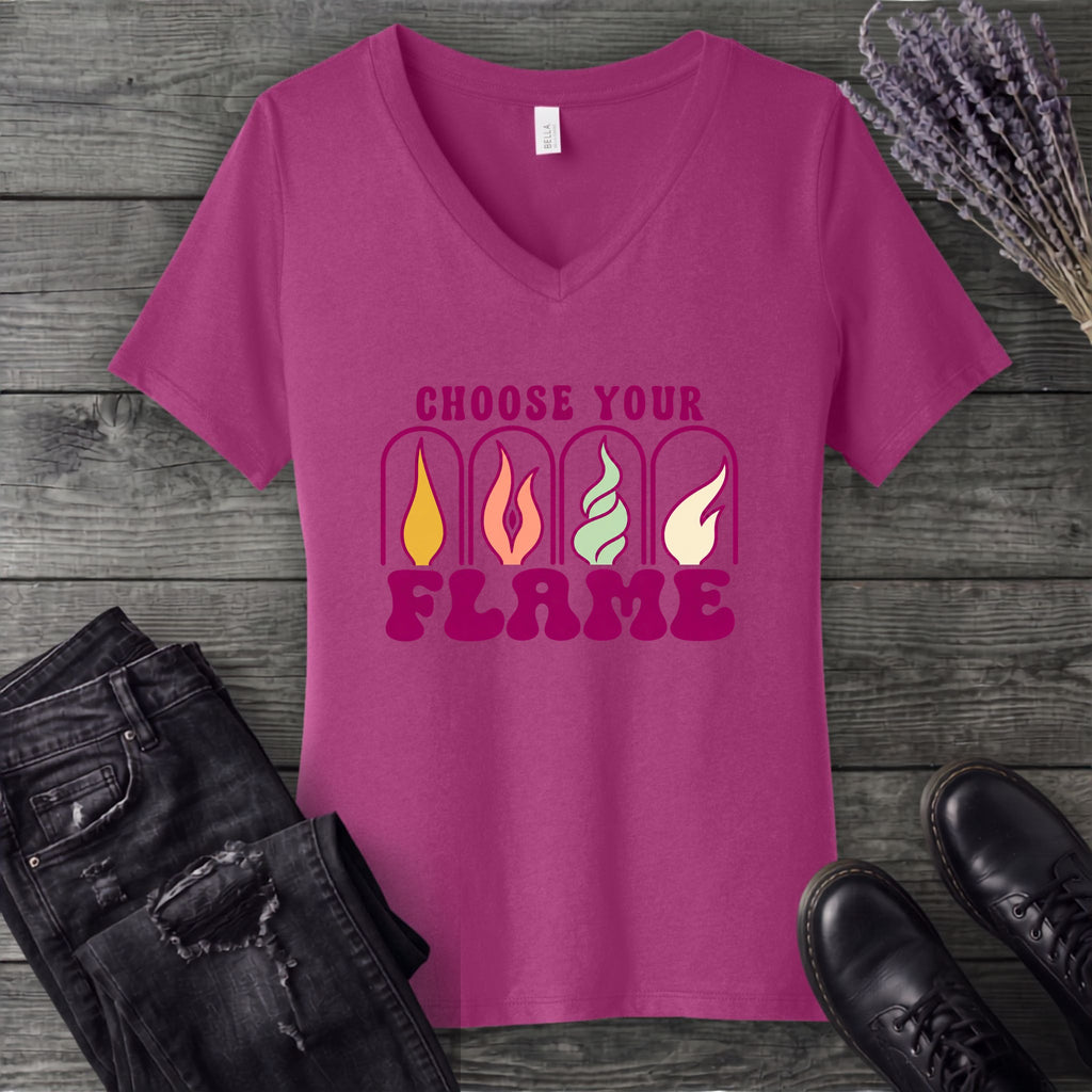 Choose Your Flame V-Neck T-Shirt