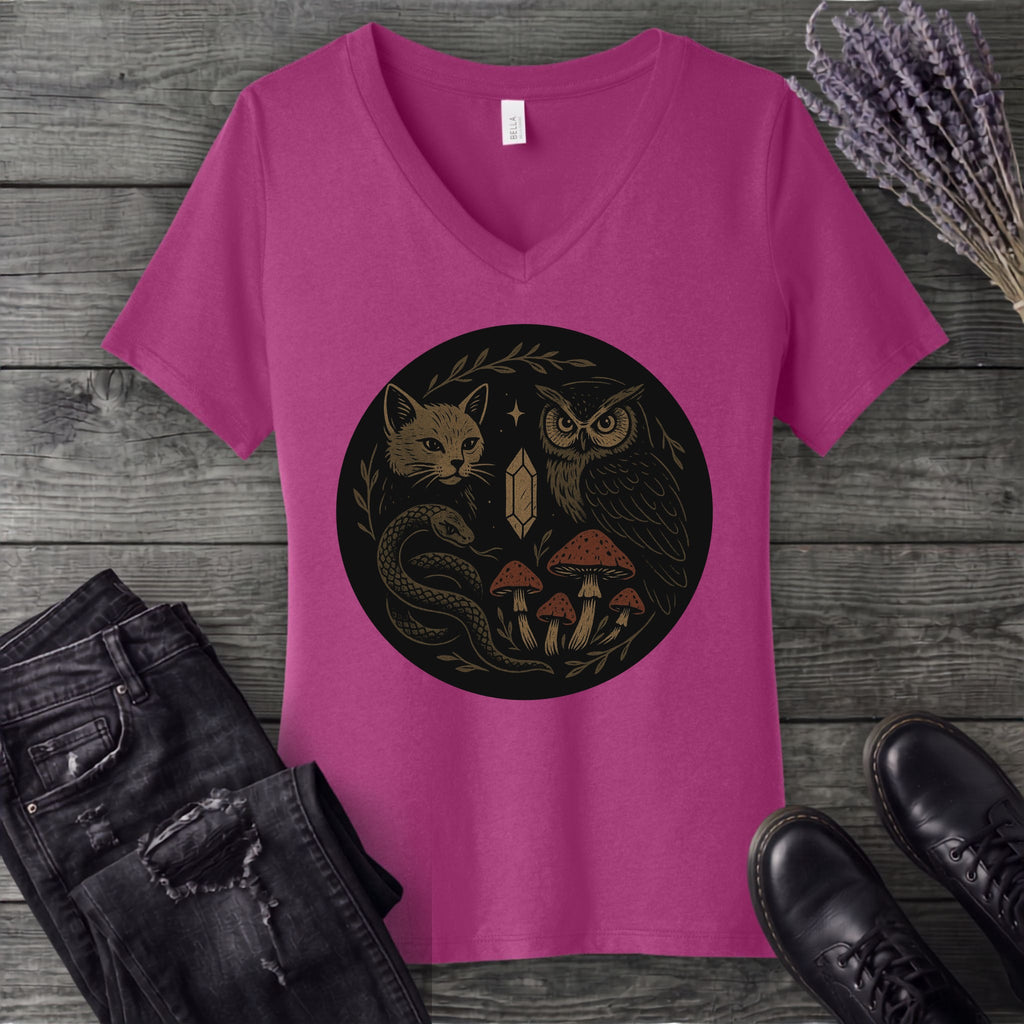 Familiar Ring V-Neck T-Shirt