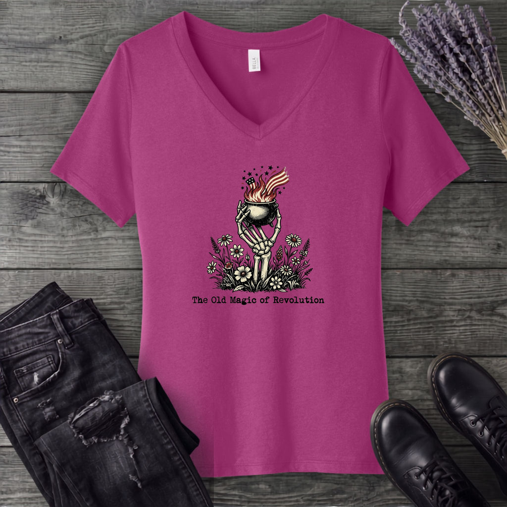 Magic Of Revolution V-Neck T-Shirt