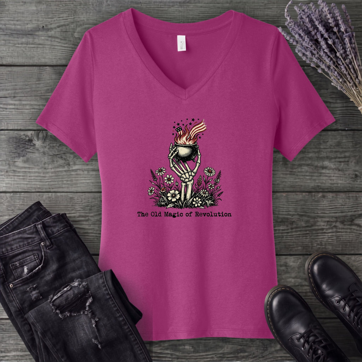 Magic Of Revolution V-Neck T-Shirt
