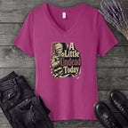 A Little Undead Today V-Neck T-Shirt
